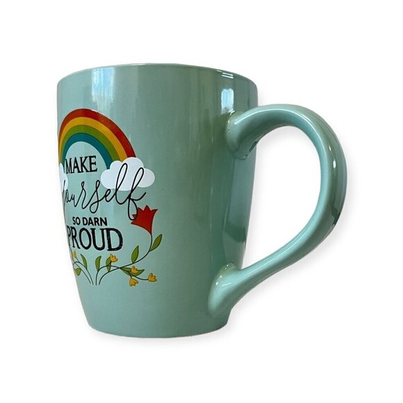 Rainbow Light Green Large 18 Oz. Coffee Mug - Picture 3 of 8